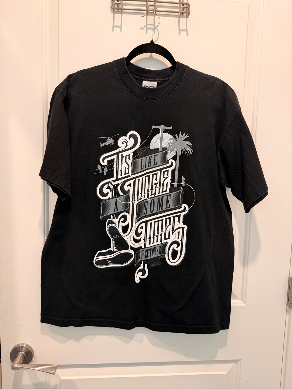 Streetwise It's Like A Jungle Sometimes Graphic T-Shirt
Black Size L
